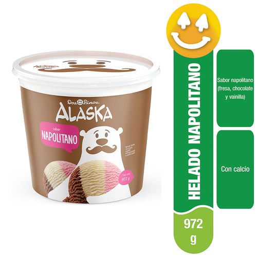 Helado Dos Pinos Alaska Napolitado -964gr