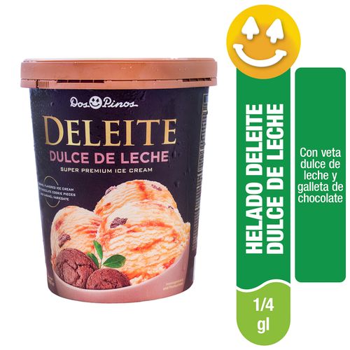 Helado Dos Pinos Deleite Dulce De Leche - 565g