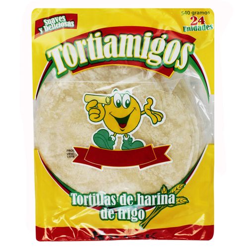 Tortillas de harina de trigo Tortiamigos 24 Uds - 540 g