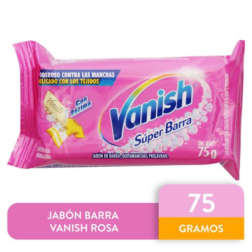 Jabón Barra Vanish Rosa - 75gr