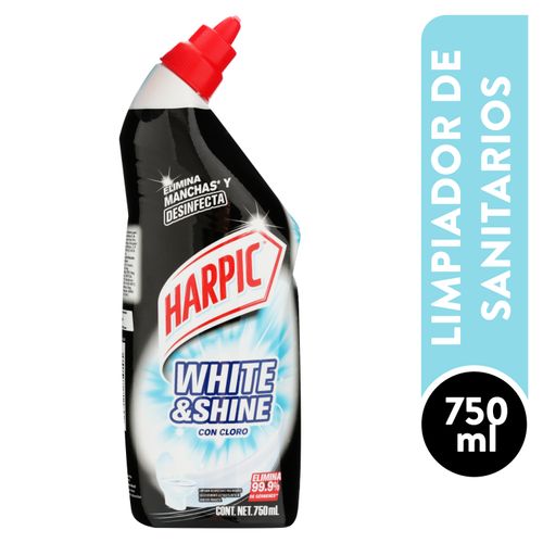 Limpiador De Sanitarios Harpic White & Shine - 750ml
