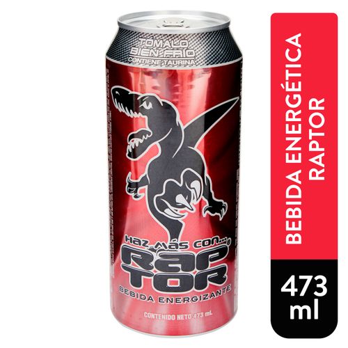 Bebida Raptor Energetica Lata - 473ml