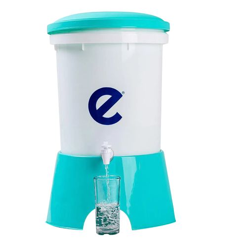 Ecofiltro 22 Ltrs Color Celeste Con Base