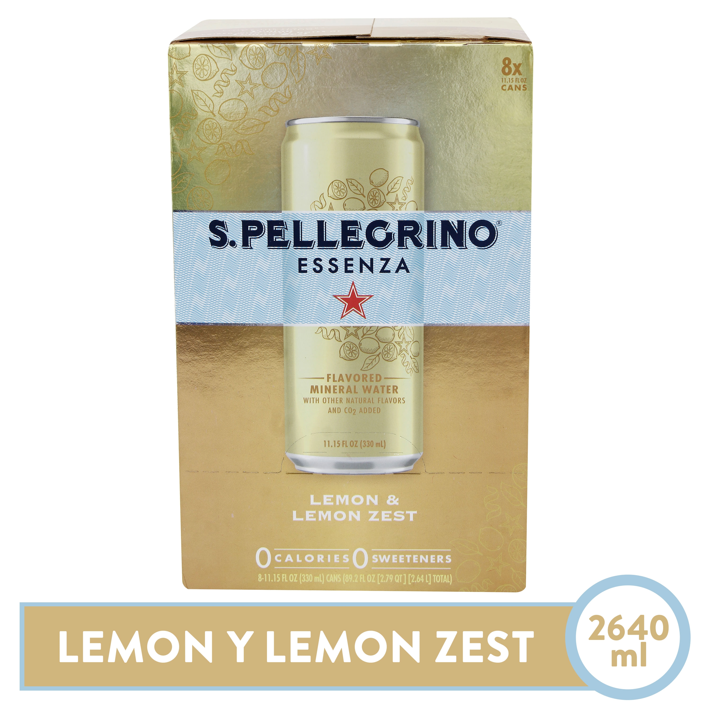 Comprar Agua Saborizada San Pellegrino, Lemon Essenza - 2640ml