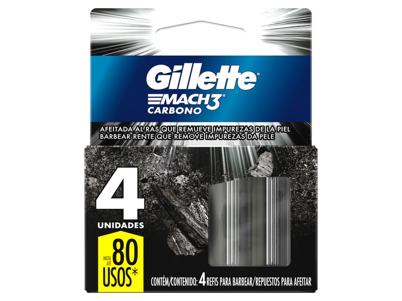 Repuestos-marca-Gillette-Mach3-Carbono-con-Carb-n-Activado-4-Uds-2-62106