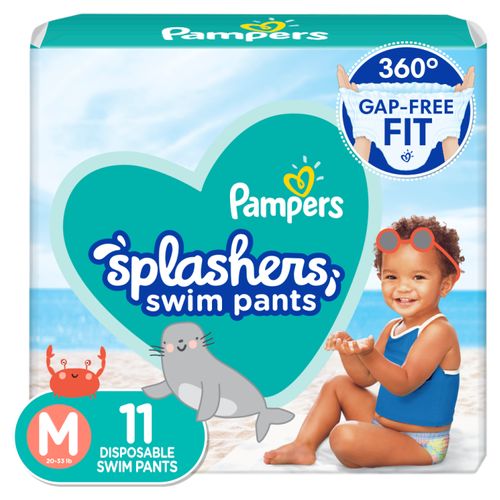 Pañales Pampers Splashers, para Nadar Talla 4 -11 Uds