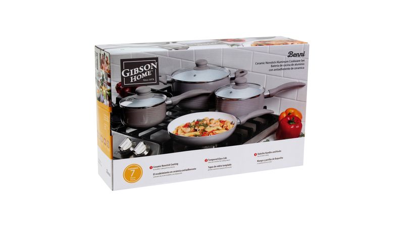 Comprar Batería De Cocina 7 Pc Roja Haus, Walmart Guatemala - Maxi  Despensa