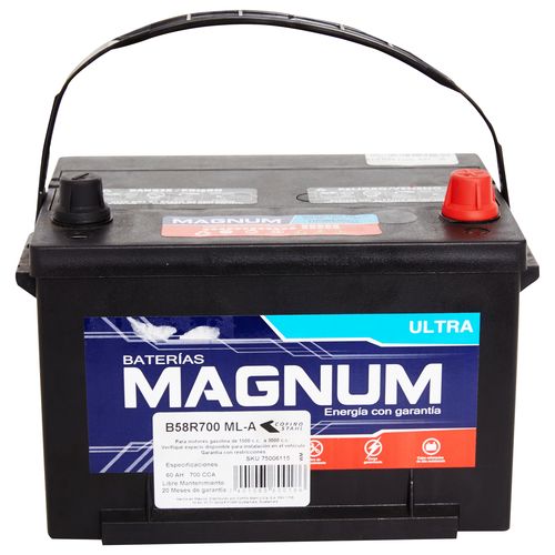 Batería Para Auto Ultra Magnum Modelo 58R700