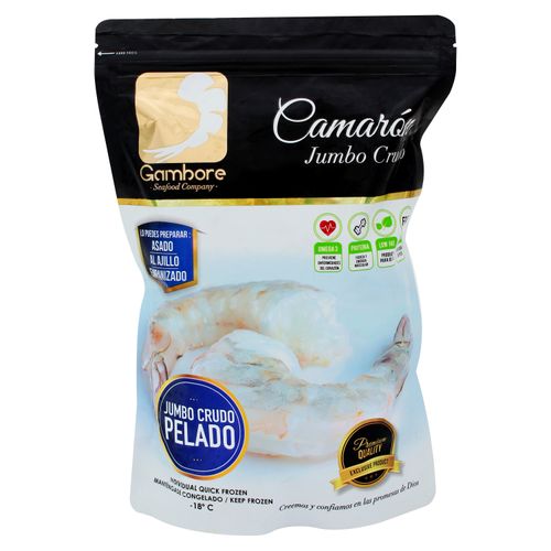 Camaron Gambore Jumbo P&D Sin Cabeza - 1 Lb