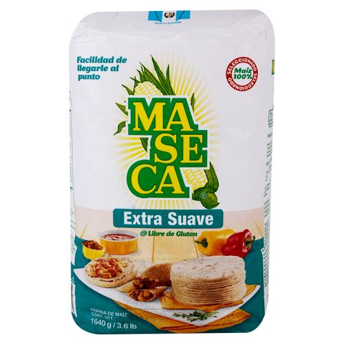 Harina de maíz Maseca extra suave y libre de gluten - 1640 g