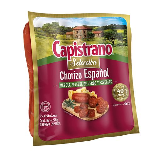 Chorizo Capistrano Espanol De Cerdo - unidad