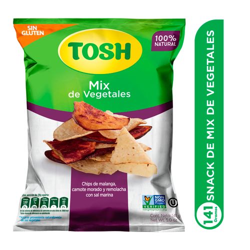 Snack Mix de Vegetales Tosh -141g