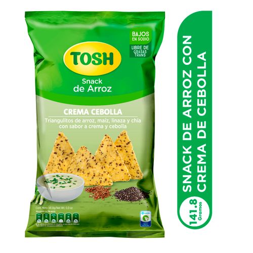 Snack Arroz Crema Cebolla Tosh -142g