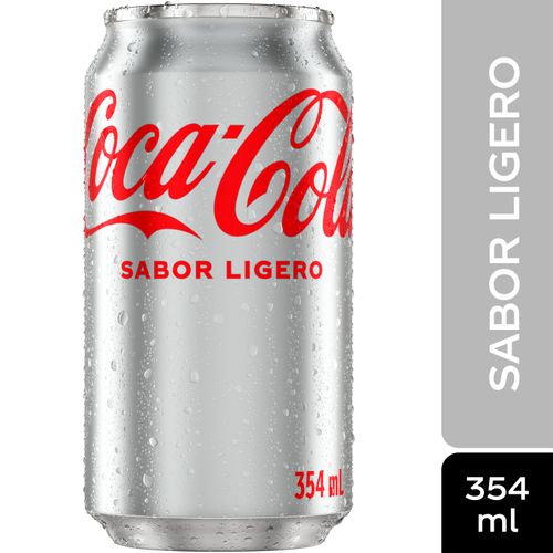 Bebida Gaseosa Coca Cola Light Lata 354Ml