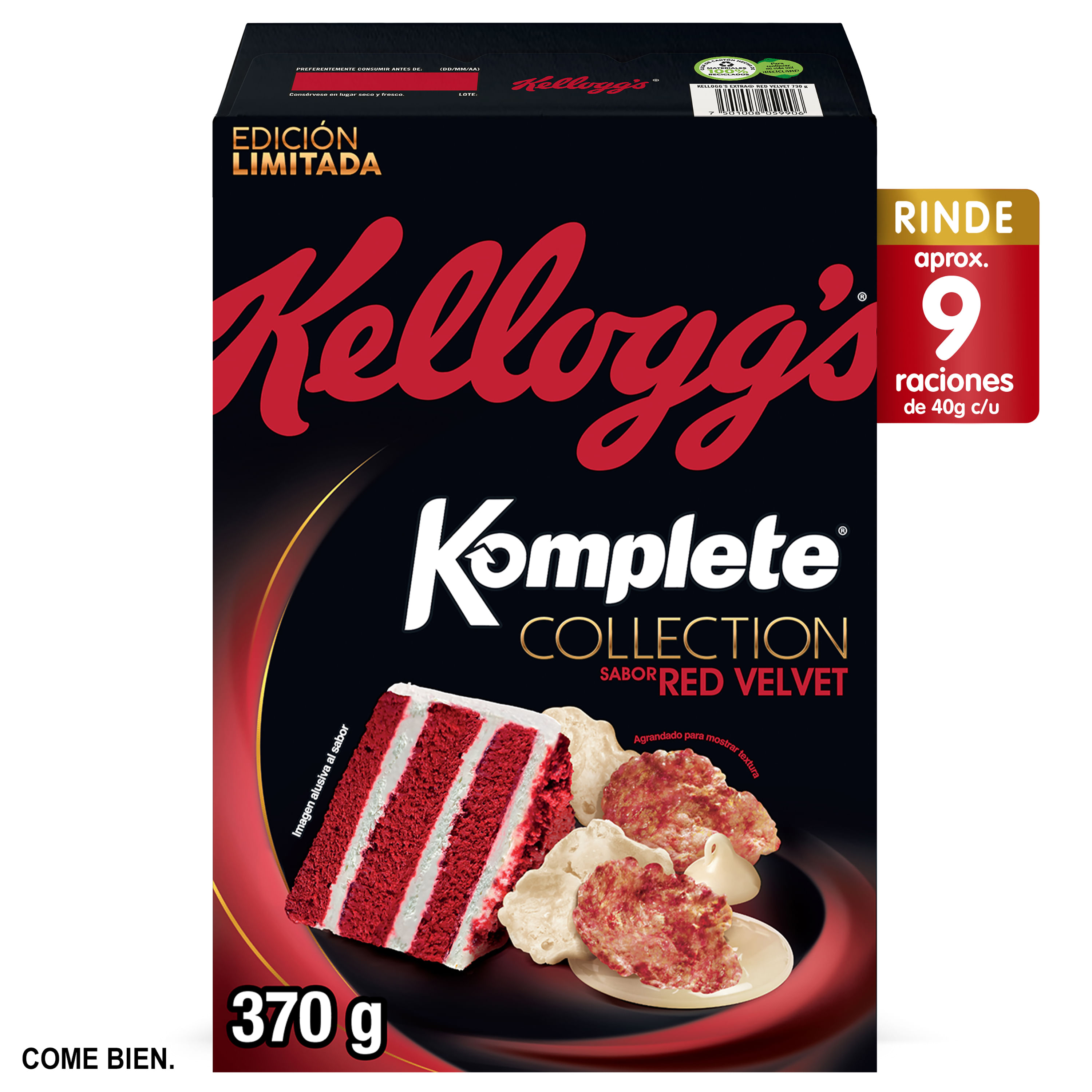 Colección desayuno KELLOGG´S Bol Cereales Corn Flakes Kellogg'S Rojo