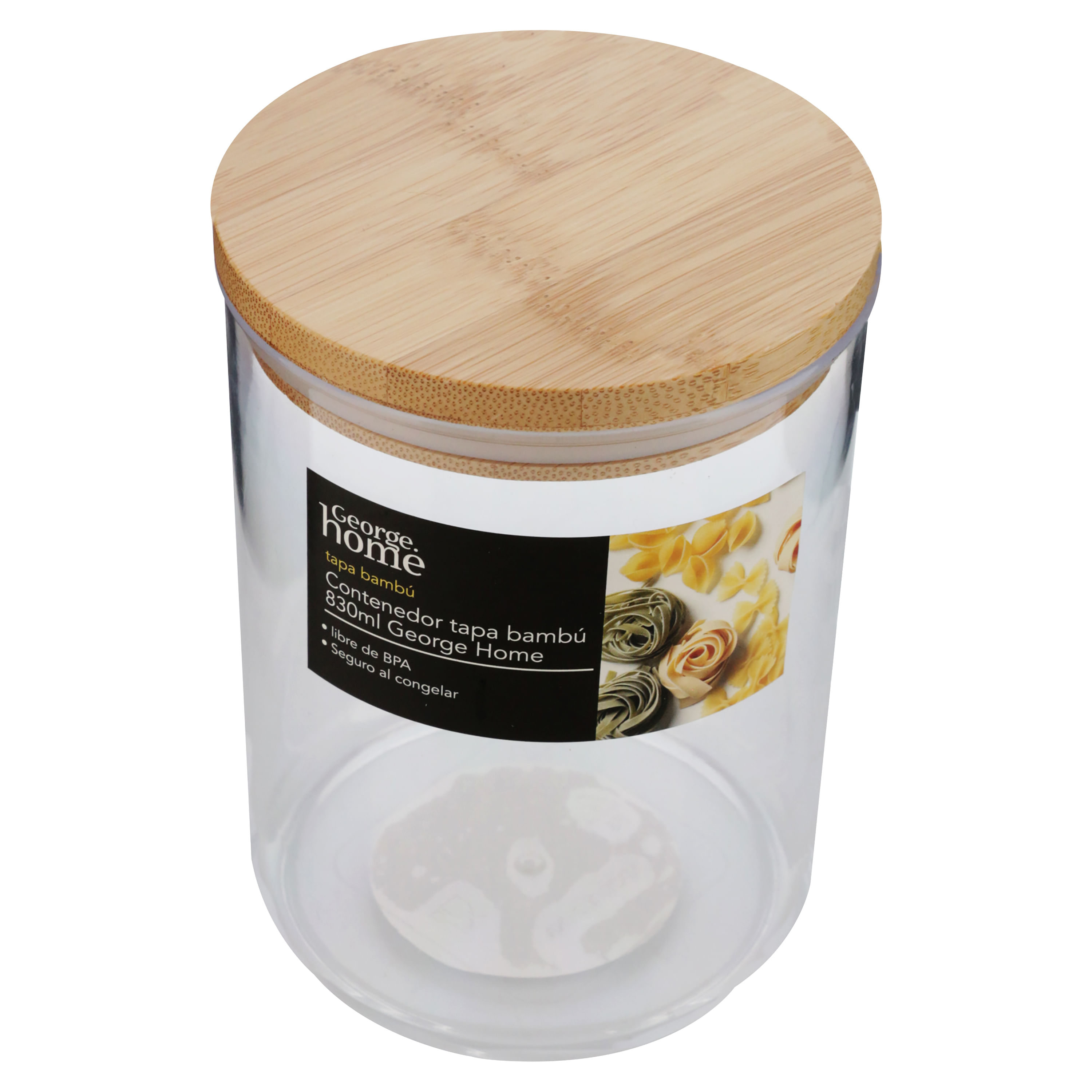 Vaso De Bambu Con Tapa De - Home Decor Importaciones