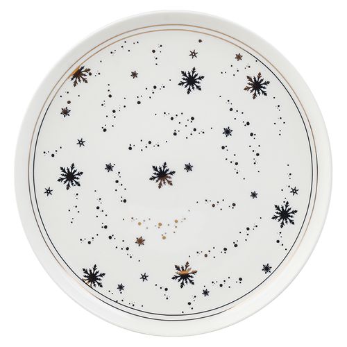 Planto Principal Marca Holiday Time Blanco Con Dorado