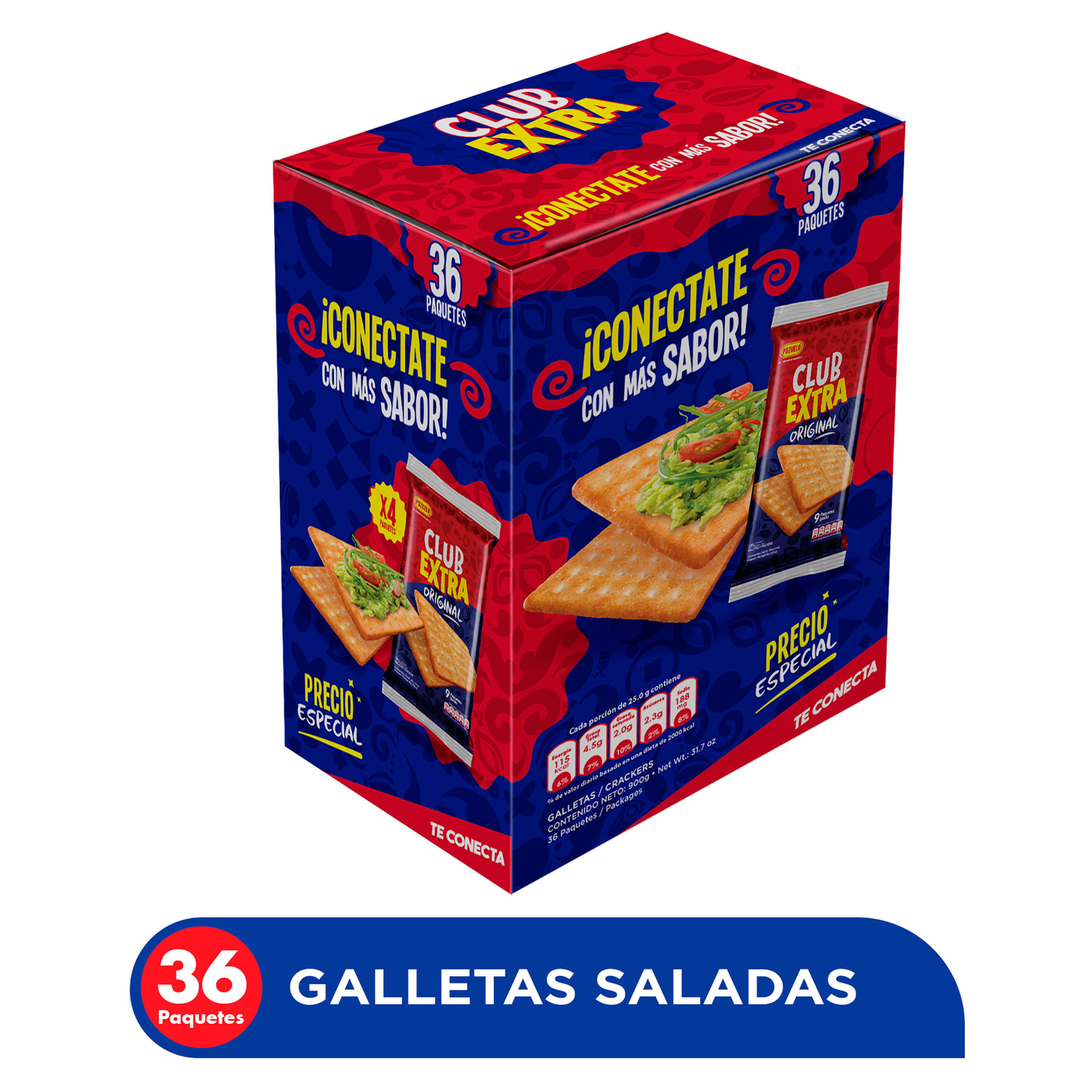 galletas saladas crackers, 210g