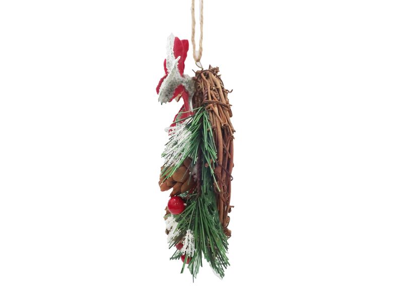 Adorno-Holiday-Time-Para-rbol-De-Navidad-Corona-Con-Pi-as-14cm-2-53173