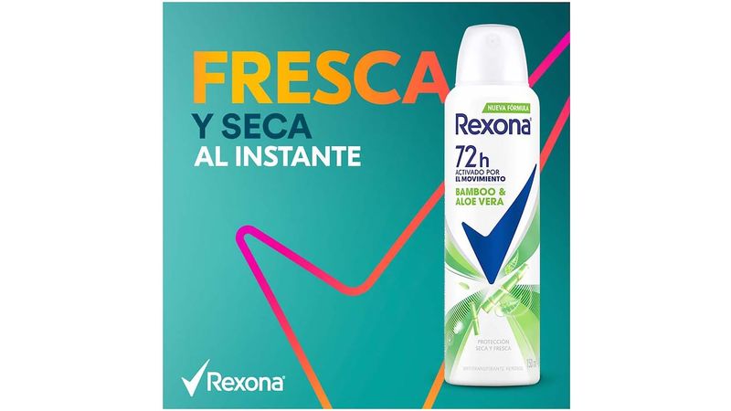 Comprar Desodorante Rexona Spray Mujer Bamboo - 90gr, Walmart Guatemala -  Maxi Despensa