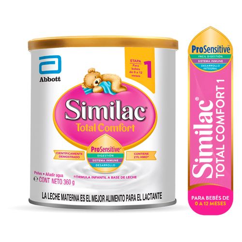 Fórmula Infantil  Similac® Total Comfort 1 ProSensitive, 0 A 12 Meses - 360g