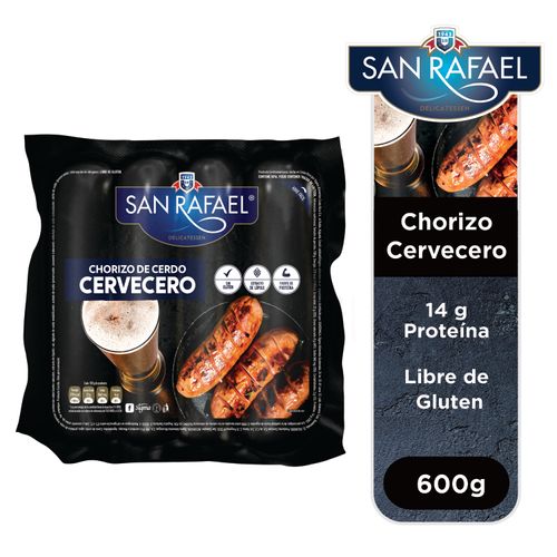 Chorizo De Cerdo San Rafael? Cervecero - 600g