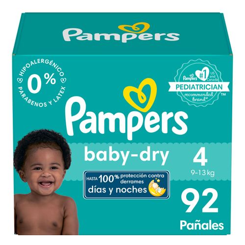 Pampers Baby-Dry Maxi 4 / Pañales Talla 4 x25