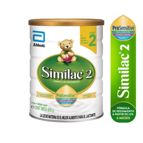 Fórmula Infantil  Similac® 2 ProSensitive, A Partir De Los 6 Meses - 850g