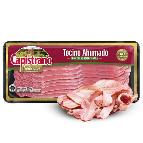 Tocino Ahumado Reb 250Gr Capistrano