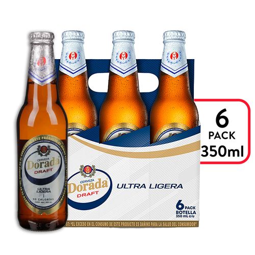 Cerveza Dorada Draft Ultra Ligera 350Ml