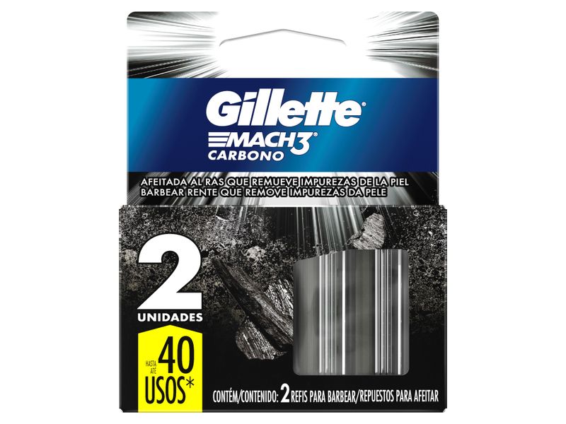 Repuestos-Para-M-quina-De-Afeitar-Gillette-Mach3-Carbono-3-Hojas-2-Uds-2-62104