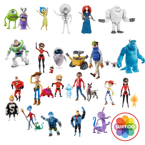 Disney Pixar 7 Core Figure Asst