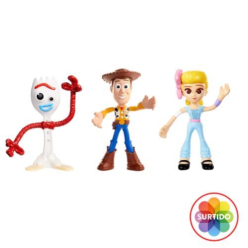 Figura  Pixar Toy Story 4 Woodie Flexible - 4 Pulgadas