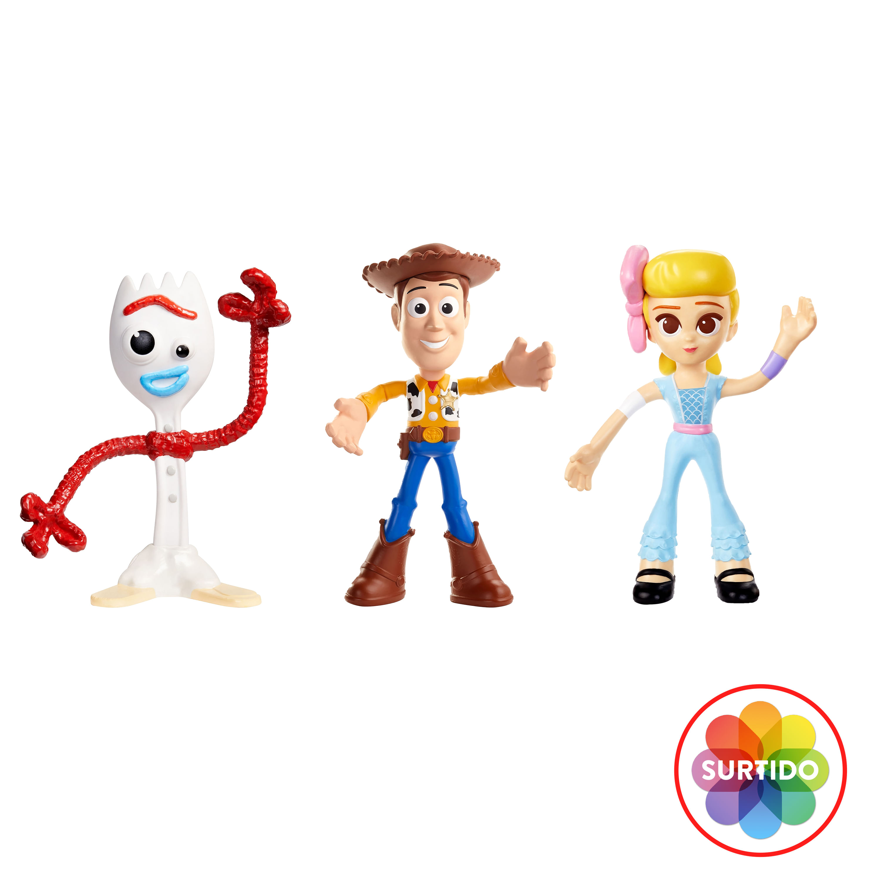 Figura-Pixar-Toy-Story-4-Woodie-Flexible-4-Pulgadas-1-18938