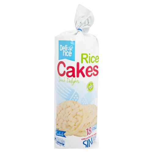 Galleta De Arroz DeliRice Sin Sal- 110g