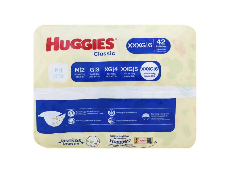 Comprar Pañal Huggies Classic Supermega Xxxg 42 Unidades Walmart Guatemala 5198