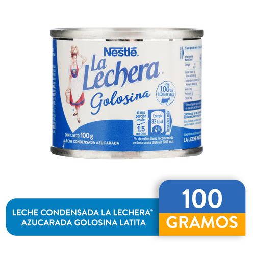Leche Condensada La Lechera® Azucarada Golosina Latita - 100gr
