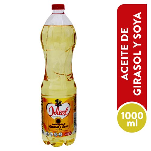 Aceite Ideal Vegetal Girasol - 1000ml