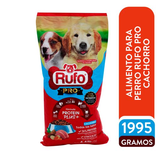 Alimento Rufo Pro Perro Cachorro, Con Probióticos  2kg