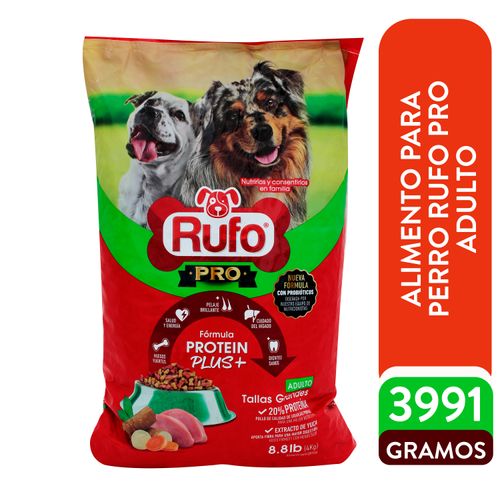 Alimento Rufo Pro Perro Adulto, Con Probióticos  4kg
