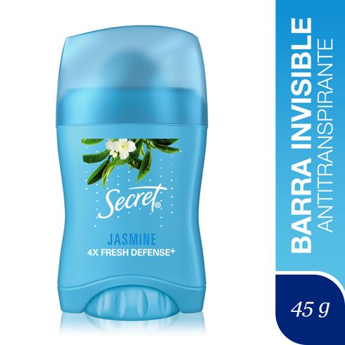 Antitranspirante Secret Barra Invisible Jasmine -45 g