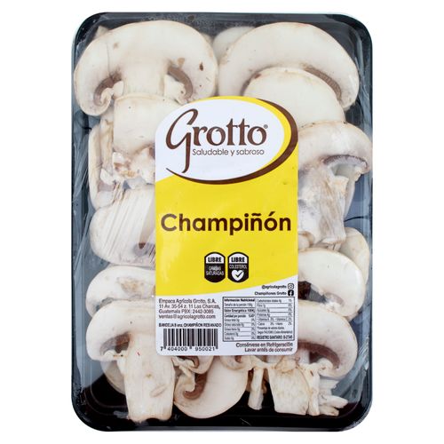 Champiñones Grotto Bandeja - 8oz