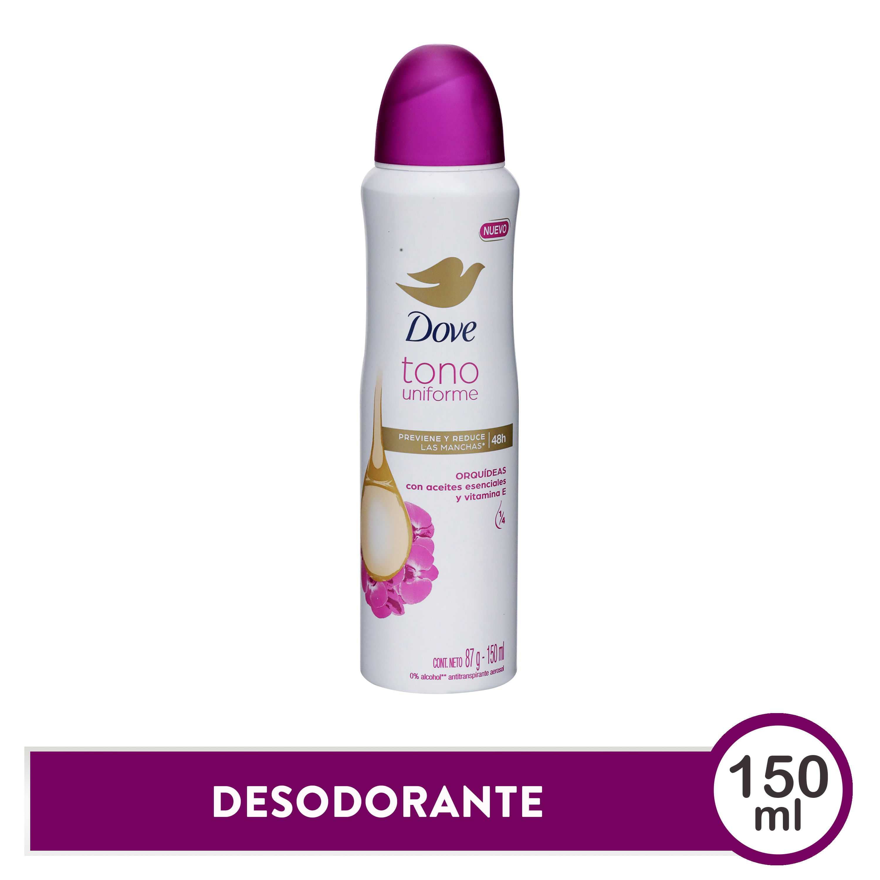 Comprar Desodorante Spray Dove Tono Unifo Orquidea - 150ml