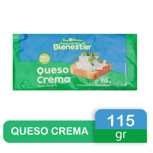 Queso Crema Dos Pinos Productor De Bienestar - 115gr