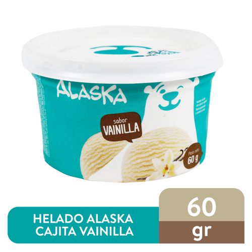 Helado Alaska Cajita Vainilla 60Gr