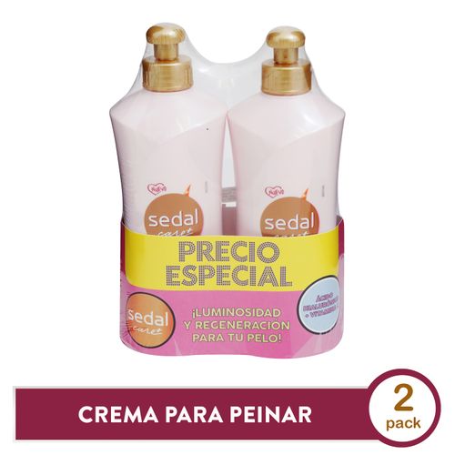 Crema Para Peinar Sedal Con Ácido Hialurónico 2 Pack - 300Ggr