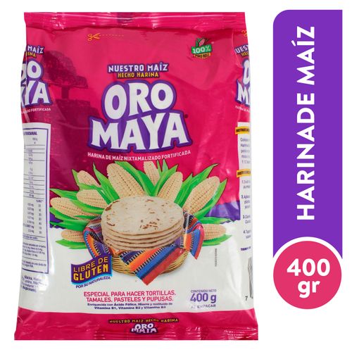 Harina De Maíz Oro Maya 400gr