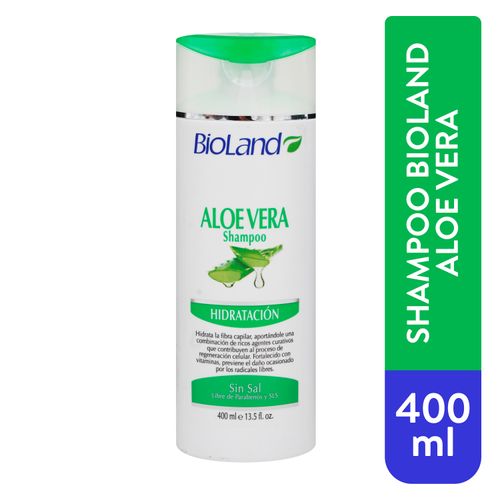 Shampoo Bioland, Aloe Vera - 400ml