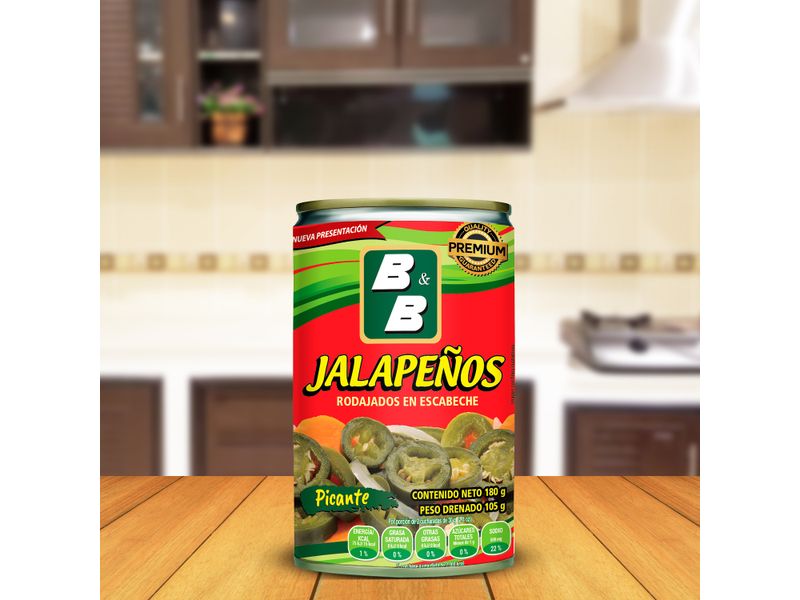 Comprar Chile Jalapeño B&B Rodajado Picante En Escabeche - 180g ...