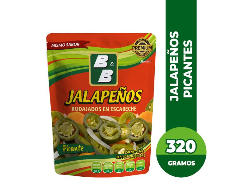 Comprar Chile B&B Jalapeño Picante Doy Pack - 320g | Walmart Guatemala